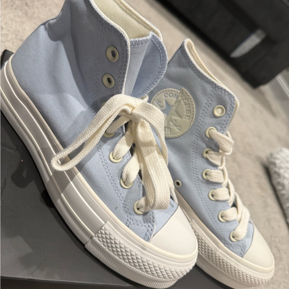 Converse Women's High-Top Sneakers - Soft Blue